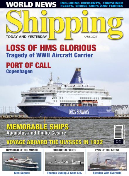 Shipping Today & Yesterday – April 2025