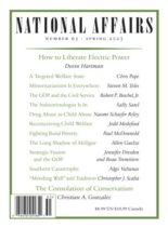 National Affairs – Spring 2025