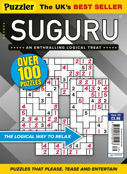 Puzzler Suguru – Issue 139 2025