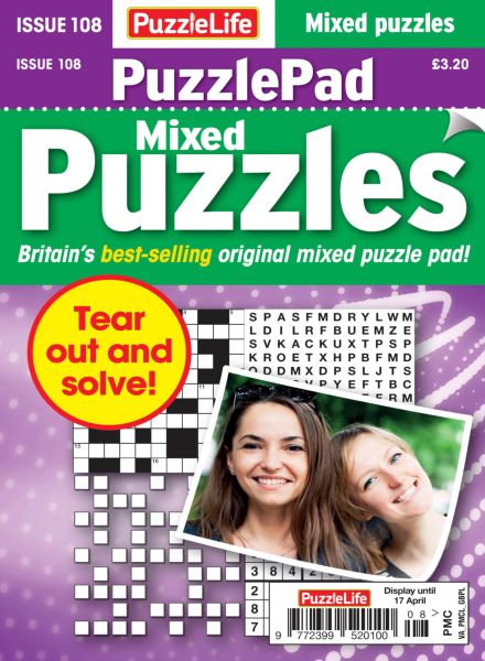 PuzzleLife PuzzlePad Puzzles – March 2025