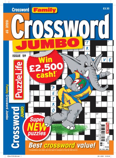 Family Crossword Jumbo – April 2025