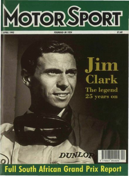 Motor Sport Magazine – April 1993