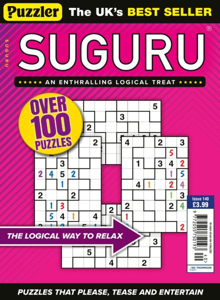 Puzzler Suguru – Issue 140 2025