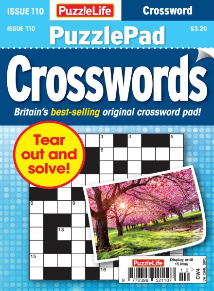 PuzzleLife PuzzlePad Crosswords – April 2025