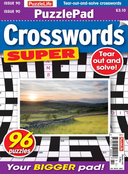 PuzzleLife PuzzlePad Crosswords Super – April 2025