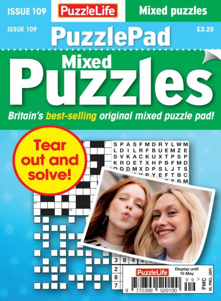 PuzzleLife PuzzlePad Puzzles – April 2025