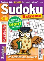 PuzzleLife Sudoku Extreme – April 2025