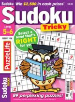 PuzzleLife Sudoku Tricky – April 2025