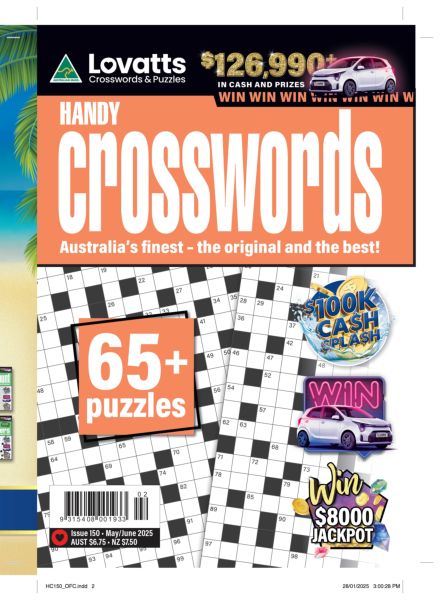 Lovatts Handy Crosswords – Issue 150 2025