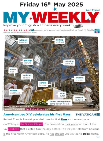 My Weekly fr – 16 Mai 2025