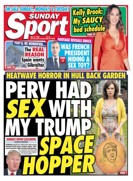Sunday Sport – 16 May 2025