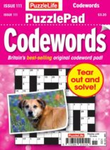PuzzleLife PuzzlePad Codewords – Issue 111 2025