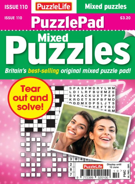 PuzzleLife PuzzlePad Puzzles – May 2025