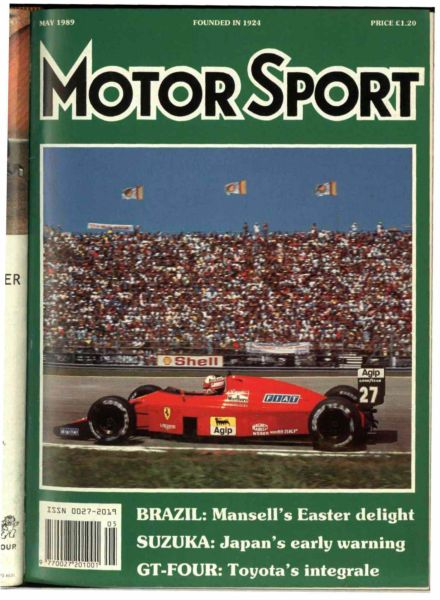 Motor Sport Magazine – May 1989