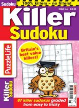 PuzzleLife Killer Sudoku – May 2025