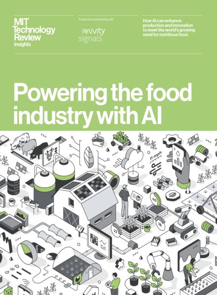 MIT Technology Review Insights – Powering the food industry with AI 2025