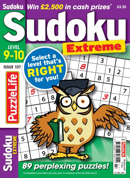 PuzzleLife Sudoku Extreme – May 2025