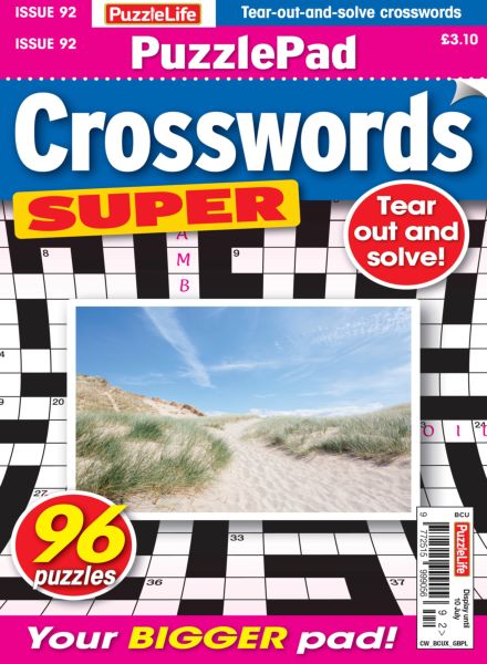 PuzzleLife PuzzlePad Crosswords Super – June 2025