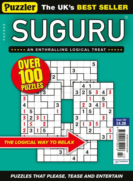 Puzzler Suguru – Issue 142 2025