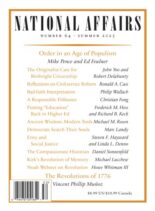 National Affairs – Summer 2025