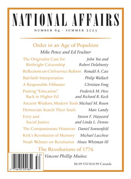 National Affairs – Summer 2025