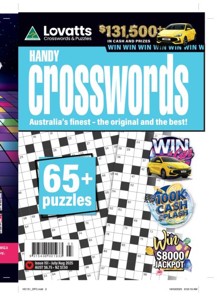 Lovatts Handy Crosswords – Issue 151 2025