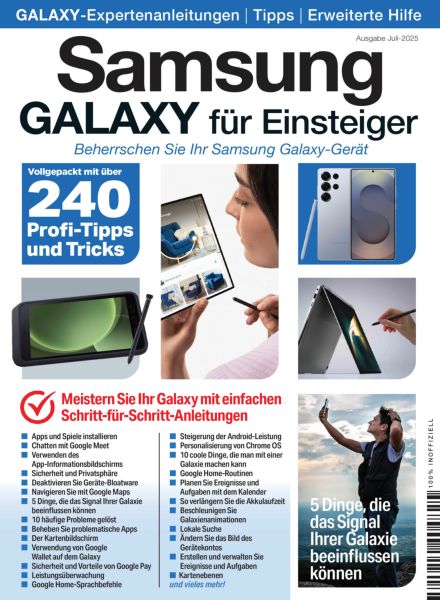Samsung Galaxy fur Einsteiger – Juli 2025