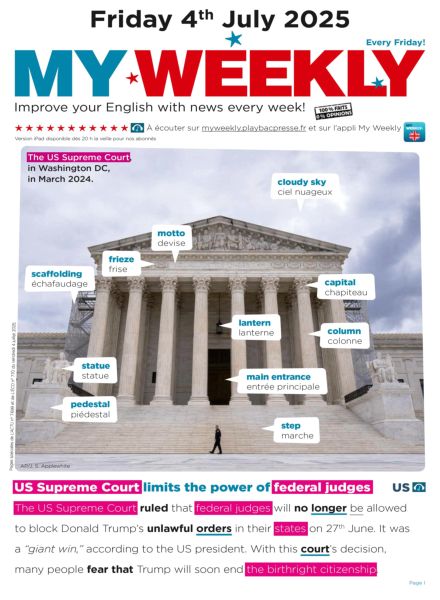 My Weekly fr – 4 Juillet 2025