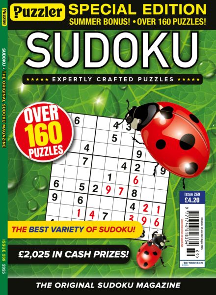 Puzzler Sudoku – Issue 269 2025