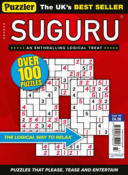 Puzzler Suguru – Issue 143 2025