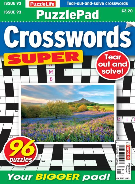 PuzzleLife PuzzlePad Crosswords Super – July 2025