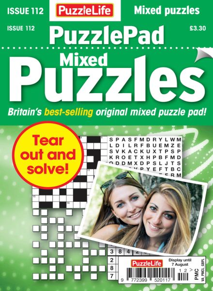 PuzzleLife PuzzlePad Puzzles – July 2025