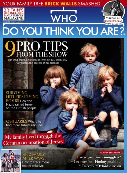 Who Do You Think You Are – August 2025