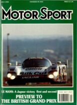 Motor Sport Magazine – July 1990