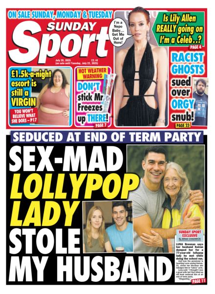 Sunday Sport – 20 July 2025