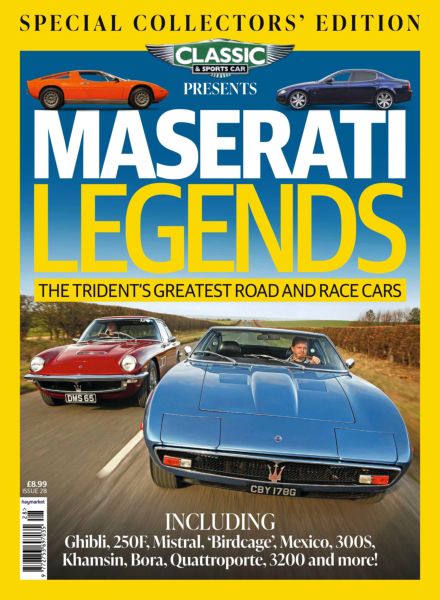 Classic & Sports Car Presents – Maserati Legends – July 2025
