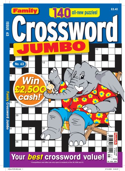 Family Crossword Jumbo – July 2025