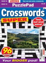 PuzzleLife PuzzlePad Crosswords Super – August 2025