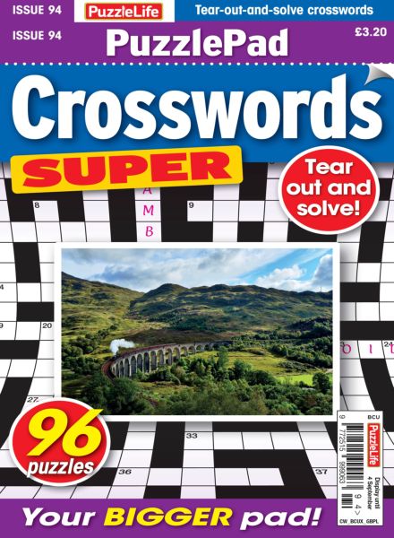 PuzzleLife PuzzlePad Crosswords Super – August 2025