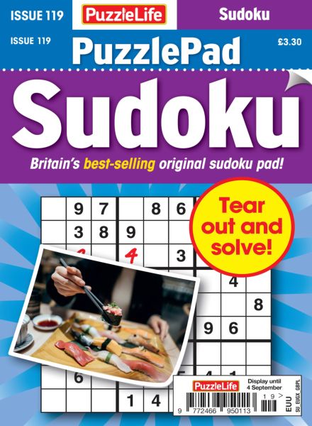 PuzzleLife PuzzlePad Sudoku – August 2025