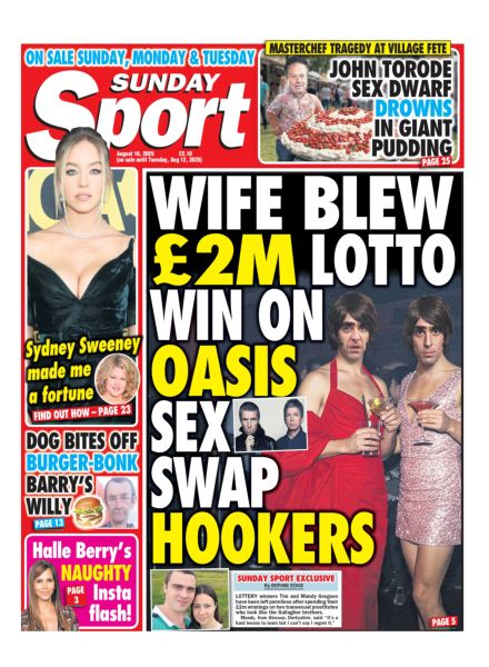 Sunday Sport – 10 August 2025