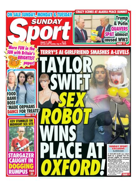 Sunday Sport – 17 August 2025