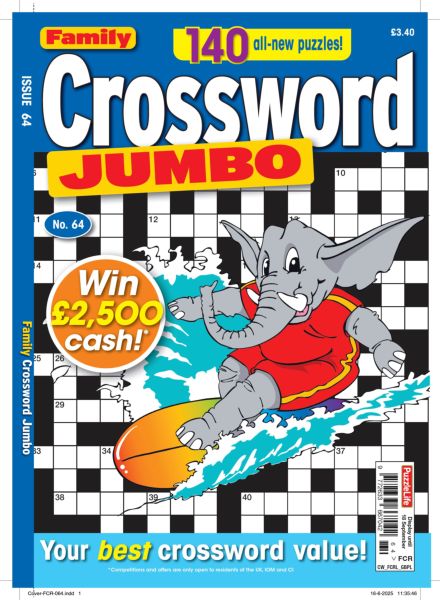 Family Crossword Jumbo – August 2025