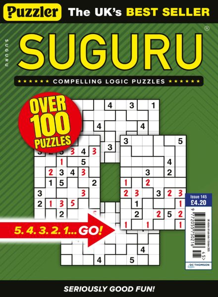 Puzzler Suguru – Issue 145 2025