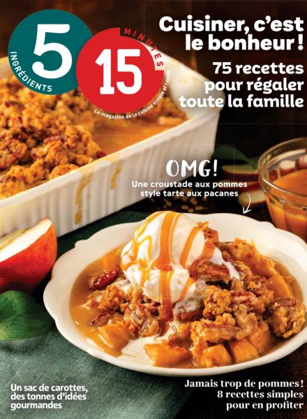 5 Ingredients 15 Minutes – Octobre 2025