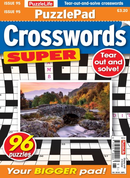 PuzzleLife PuzzlePad Crosswords Super – September 2025
