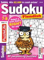 PuzzleLife Sudoku Fiendish – September 2025