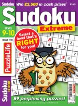 PuzzleLife Sudoku Extreme – September 2025