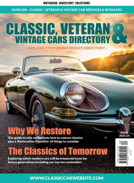 Classic Veteran & Vintage Car Directory – 2025-2026