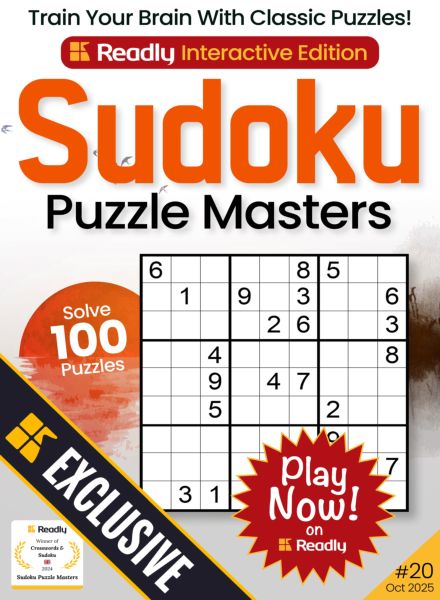 Sudoku Puzzle Masters – October 2025